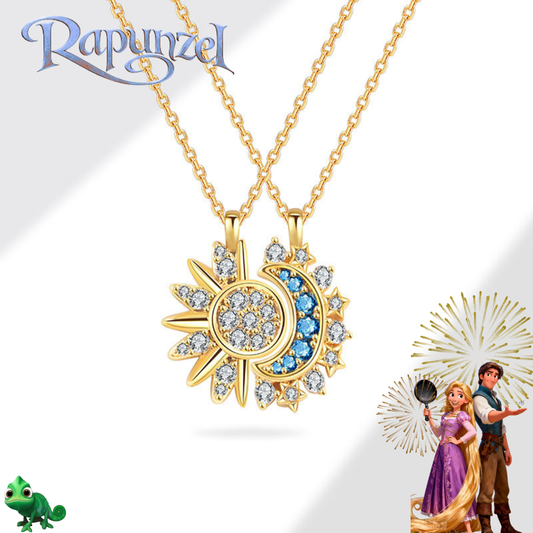 H11195-Chapa de oro Duo de collares