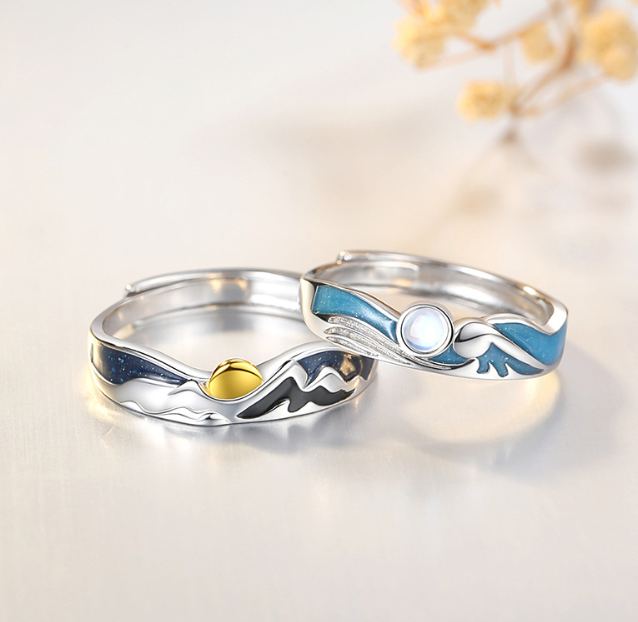 JP24-Duo de Anillos de Plata
