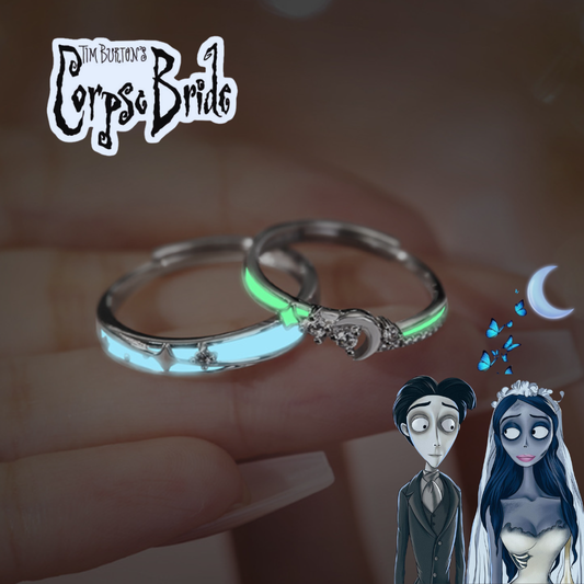 JP31-Duo Plata .925 brilla en la oscuridad