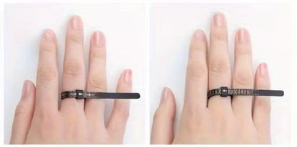 Medidor de Anillos Plastico Resistente flexible