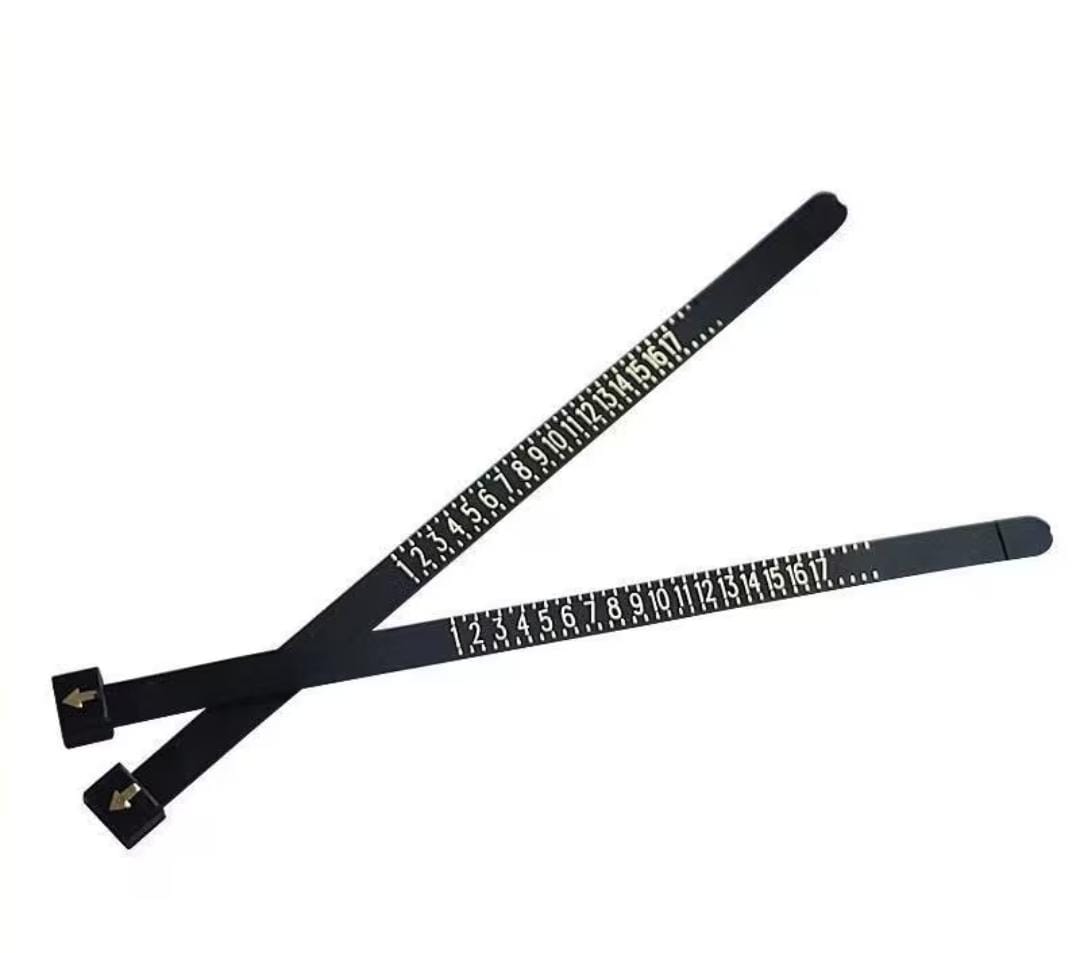 Medidor de Anillos Plastico Resistente flexible