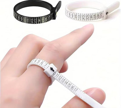 Medidor de Anillos Plastico Resistente flexible